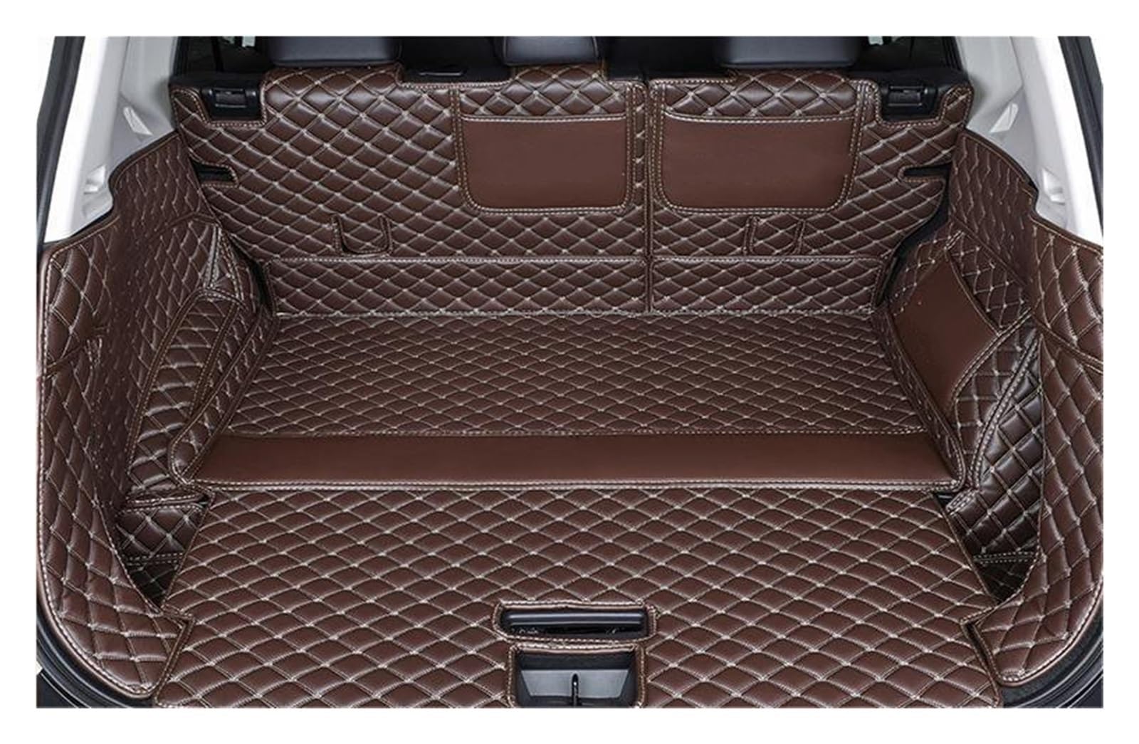 Tapis coffre voiture Nissan X-Trail T32 housse protection imperméable marron
