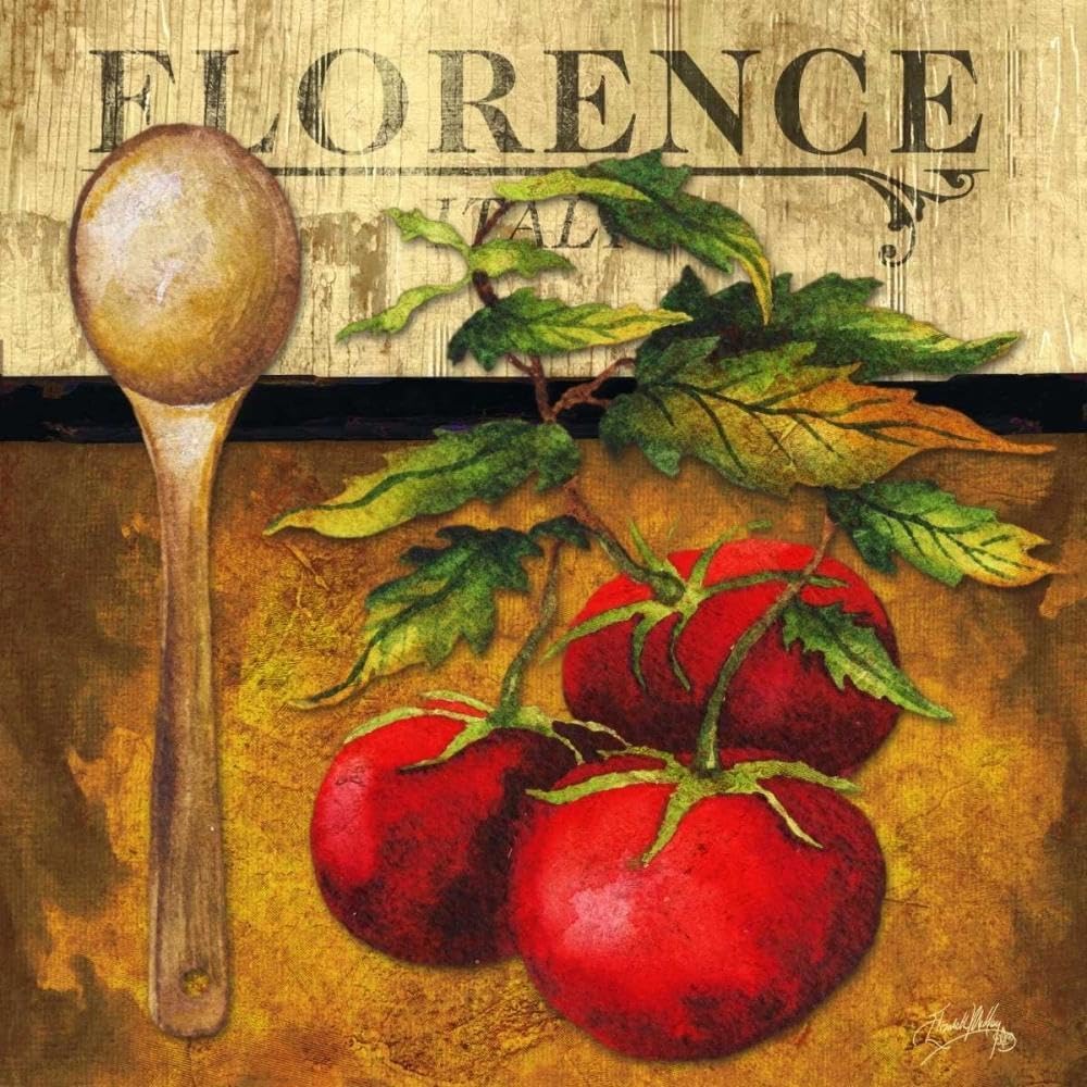 ArtDirect Cuisine III Unframed Art Print Giclee Poster by Medley, Elizabeth - Ready for Framing with Customization Sizes 8x8, 11x11, 16x16, 24x24, 36x36, and 48x48 Inches