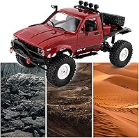 Vista 7 de The perseids RC Crawler Offroad RC Truck WPL C14 RC Rock Crawler 4x4 1/16 Scale Remote Control Trucks, 2.4G Semi Trucks All Terrain Car RTR Hobby RC