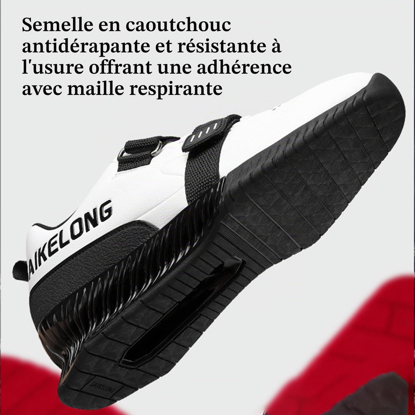 Chaussures De Force D'HaltéRophilie,Chaussures Squat Fitness,Femmes HaltéRophilie Chaussures,Respirant Et LéGer,Multi Usage,RéSistante à l'usure,pour Yoga Gymnastique AéRobic