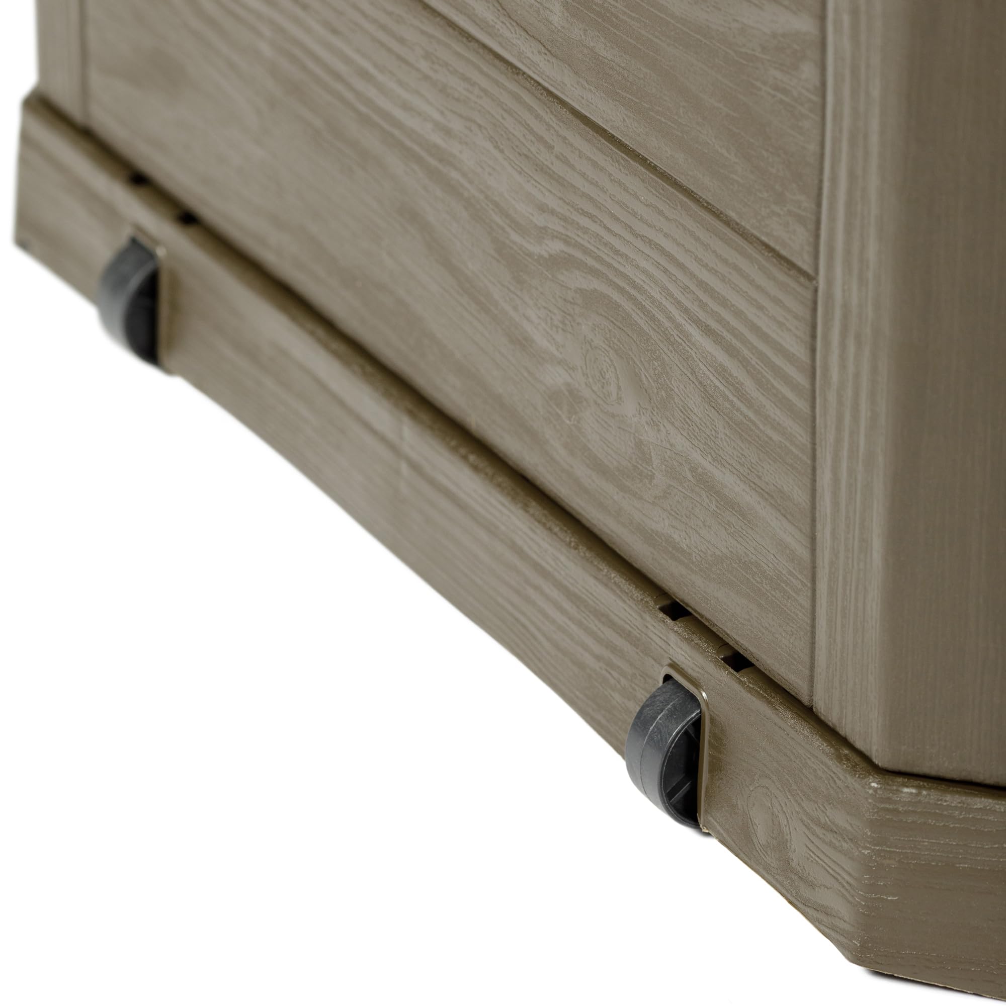 Toomax Multibox Woody's Baule 280L 117x45x56h cm Portaoggetti Giardino Marrone Effetto Legno Resistente UV