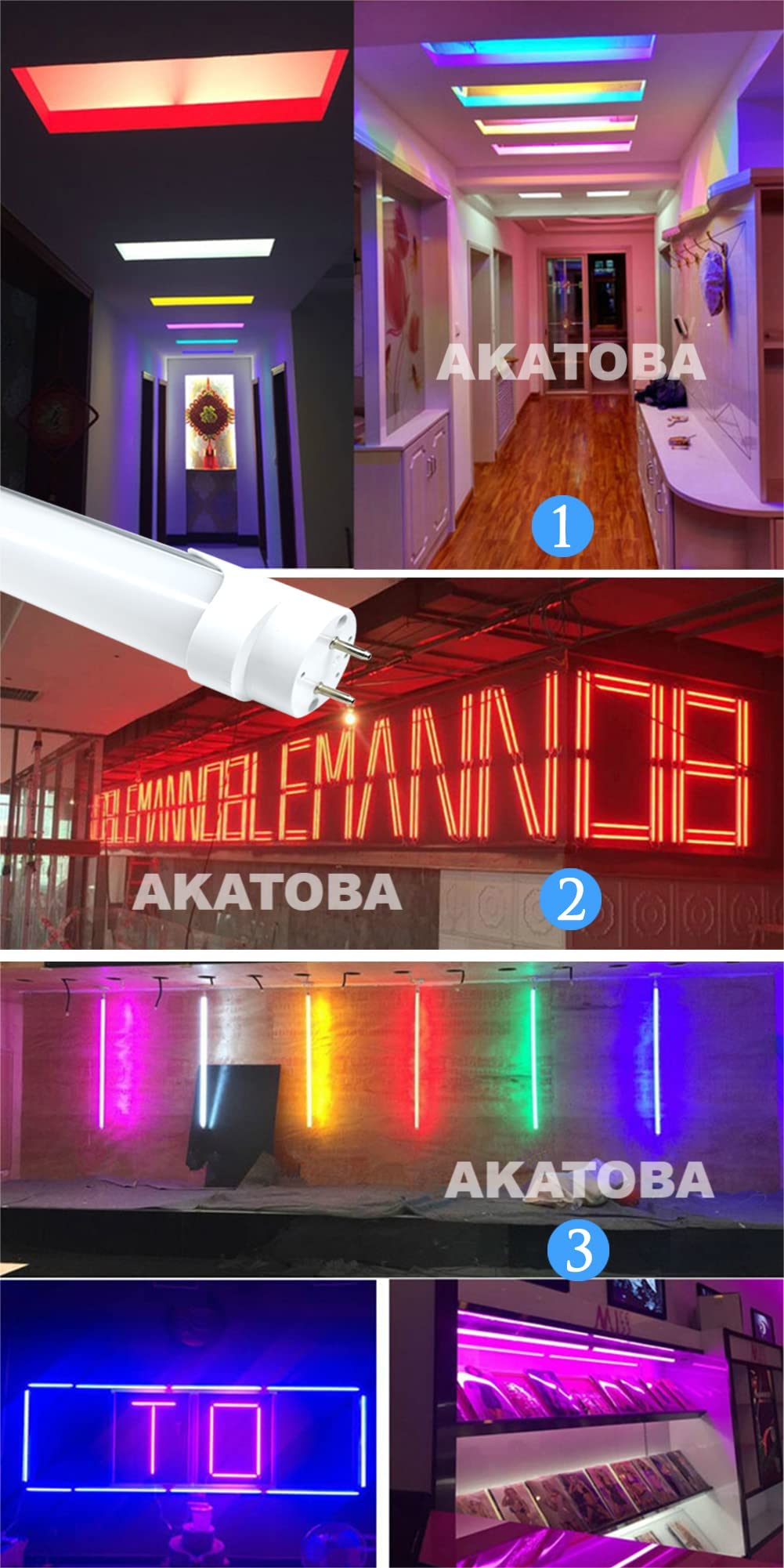 LED蛍光灯6本パック Amazon | 【6本入り】カラーLED蛍光灯(直管型) 30w形 893mm led