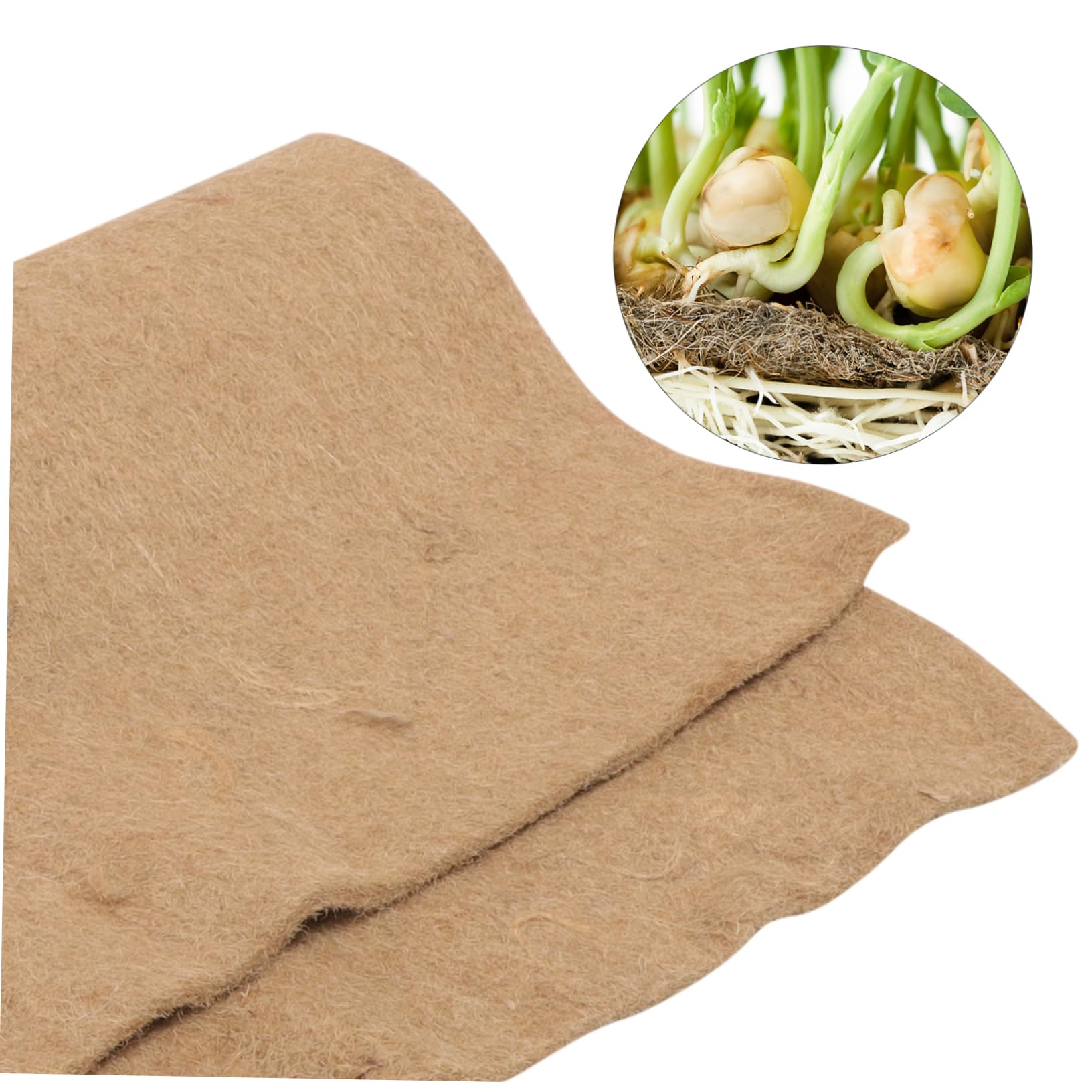 VANZACK Lot De 4 Plateaux De Culture pour Semis Plateaux De Culture pour Micro-Pousses Plateau D'Arrosage Carré pour Germination Fournitures De Semis Papier pour Plateau De Semis