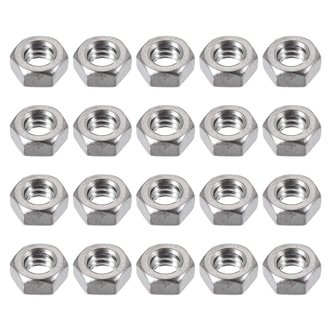 Dadi Autobloccanti Nyloc BSW In Acciaio Inox A2 304 | Varie Misure 3/16 1/4 5/16 3/8 1/2