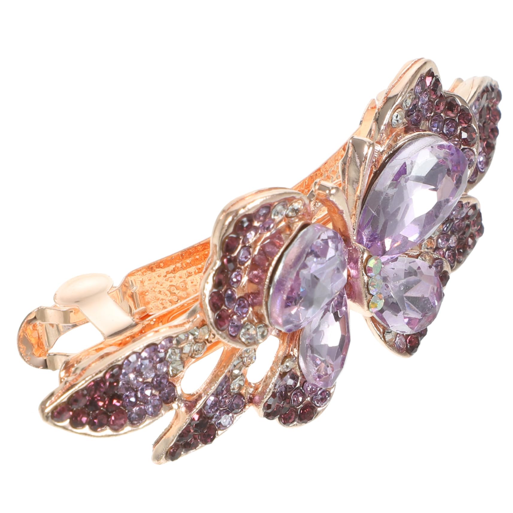 FRCOLOR 4 Pezzi Fermagli Per A Forma Di Farfalla Per Donne Fermagli Per Con Strass Per Feste Di Matrimonio