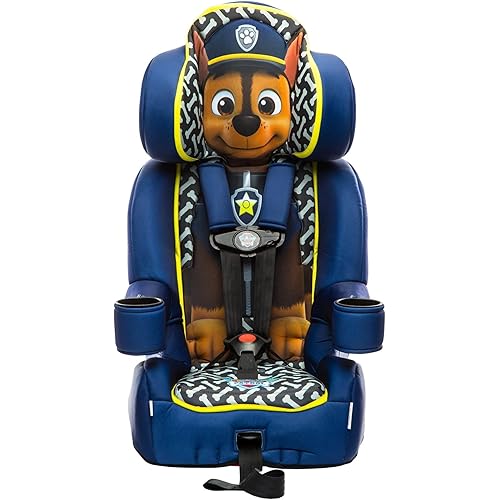 Nickelodeon PAW Patrol Chase 2-in-1 Car Seat by KidsEmbrace | Forward-Facing Harness (26.5–65 lbs) & Booster (40–100 lbs) | LATCH Equipped | Premium Fit with Multi-Position Headrest, Harness & Recline
