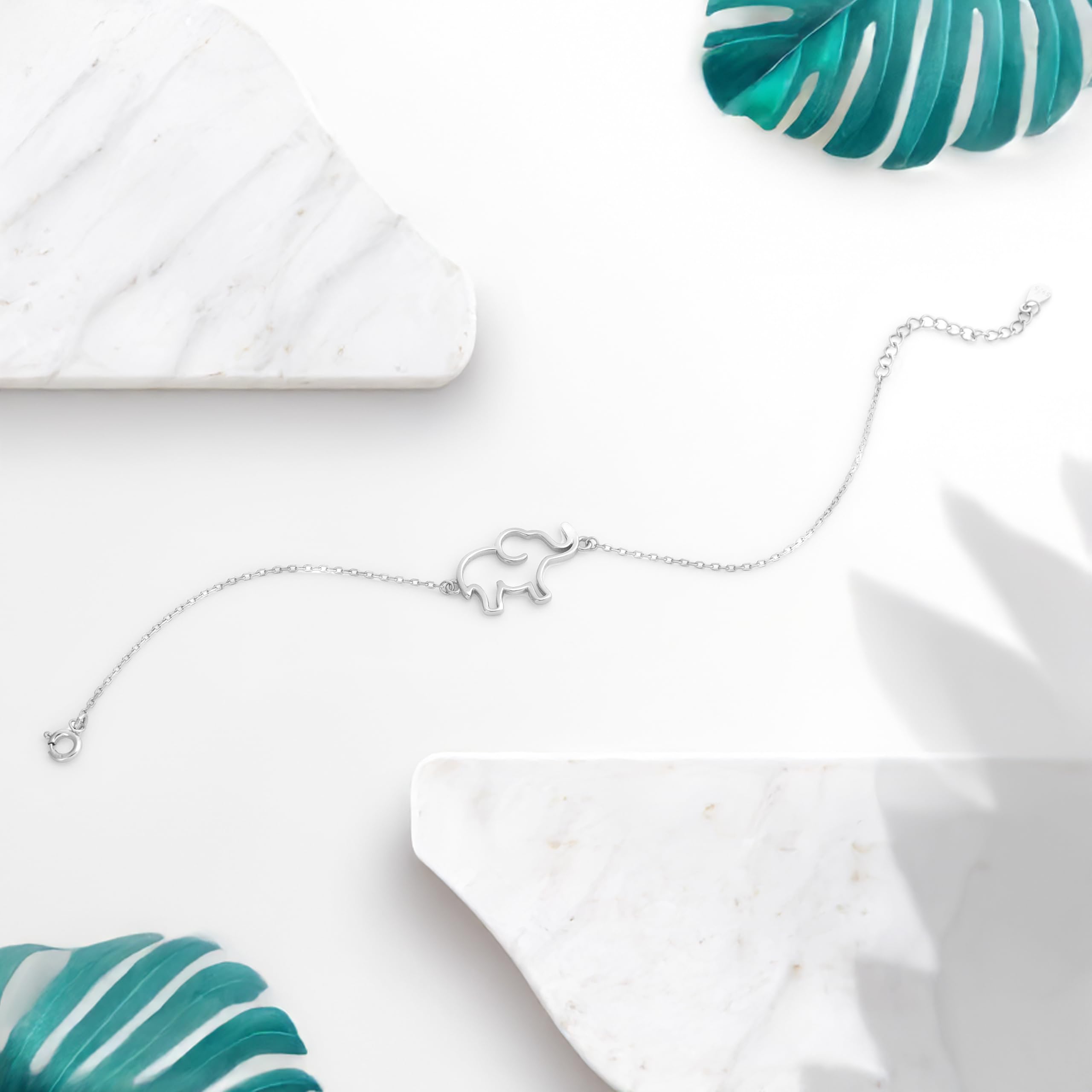 Sofia Milani - Pulsera para Mujeres en Plata de Ley 925 - Colgante de Elefante