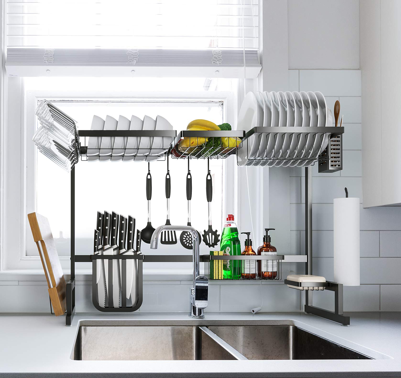 Buy Skywin Kitchen Dish Rack Over Sink Dish Rack for Counter Over The