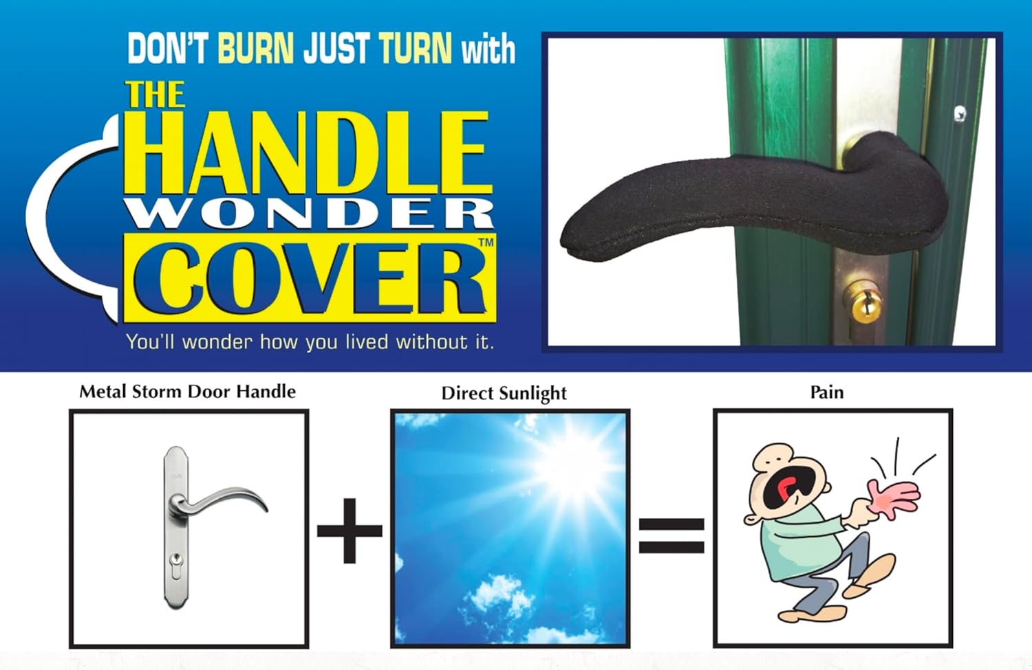 for Hot Door Handles: Door Handle Cover, Anti-Scald Cover, Door Knob Protector for Hot and Cold Doors (1 Pack)