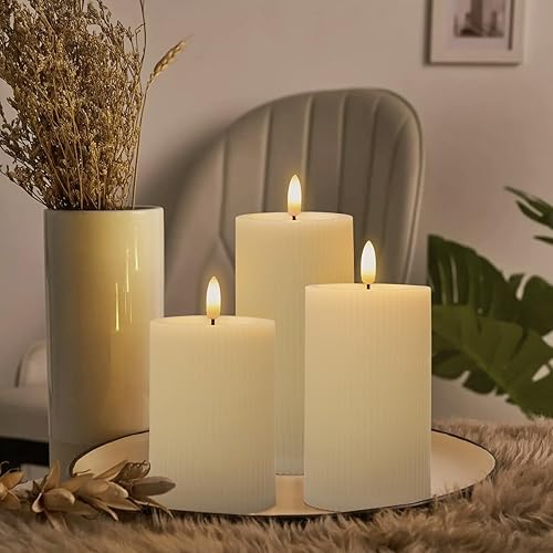 Miniatura 49 de Angelloong Velas parpadeantes de cristal transparente, sin llama, funcionan con control remoto y baterías, velas LED con temporizador, románticas