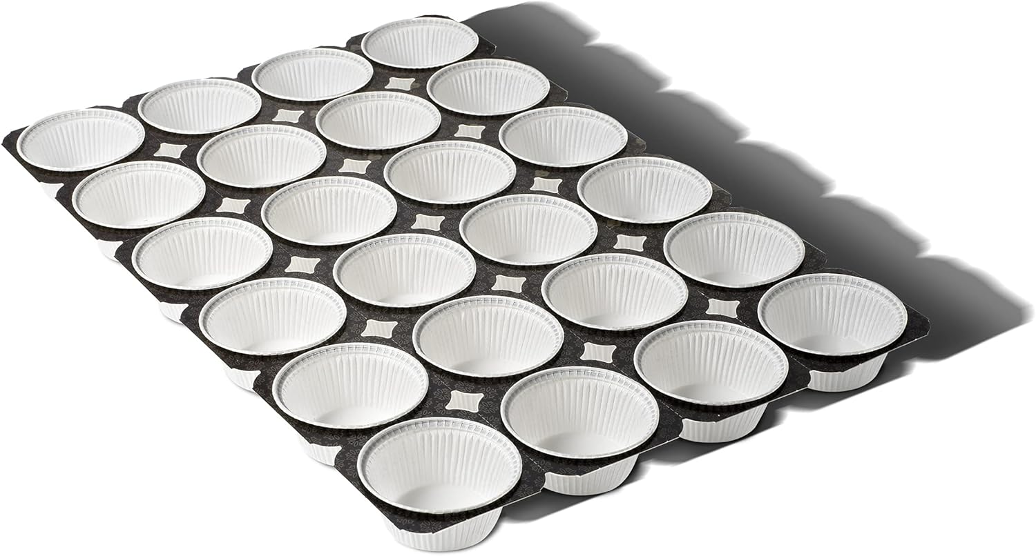 Ecobake Disposable Muffin Pans 12 Cup Trays Paper Cupcake or Muffin Pan Set Eco