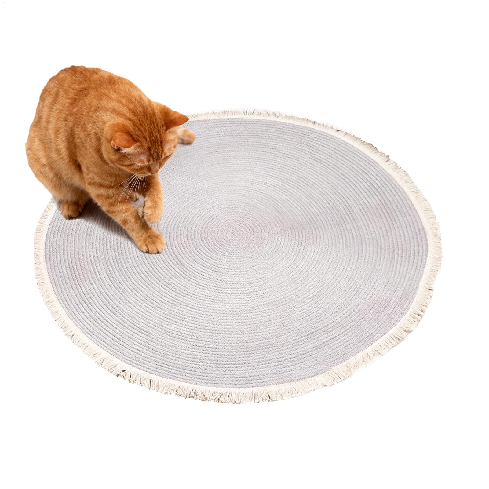 Alfombra rascador para gatos | Alfombra de cuerda de algodón | Alfombra horizontal lavable con | Para el hogar, dormitorio, sala de estar, sala de juegos, entrada, apartamento