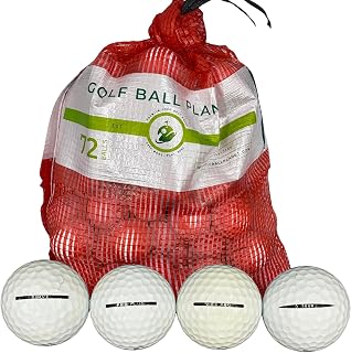 Golf Ball Planet 72 Used Golf Balls for Vice in Mesh Bag 3A/2A Condition