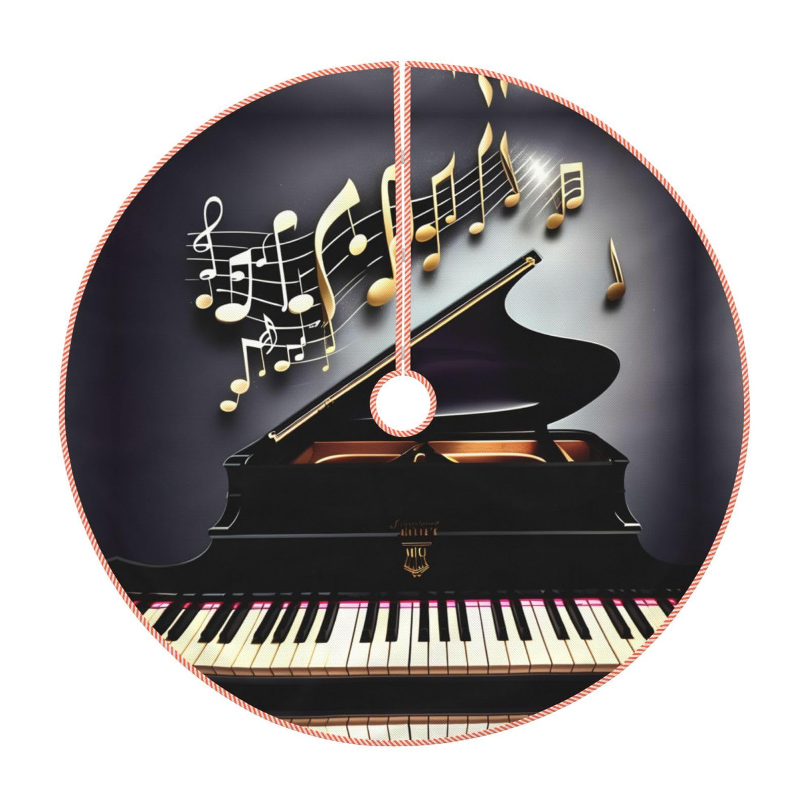 Jupe de sapin de Noël piano pour réveillon musical en famille