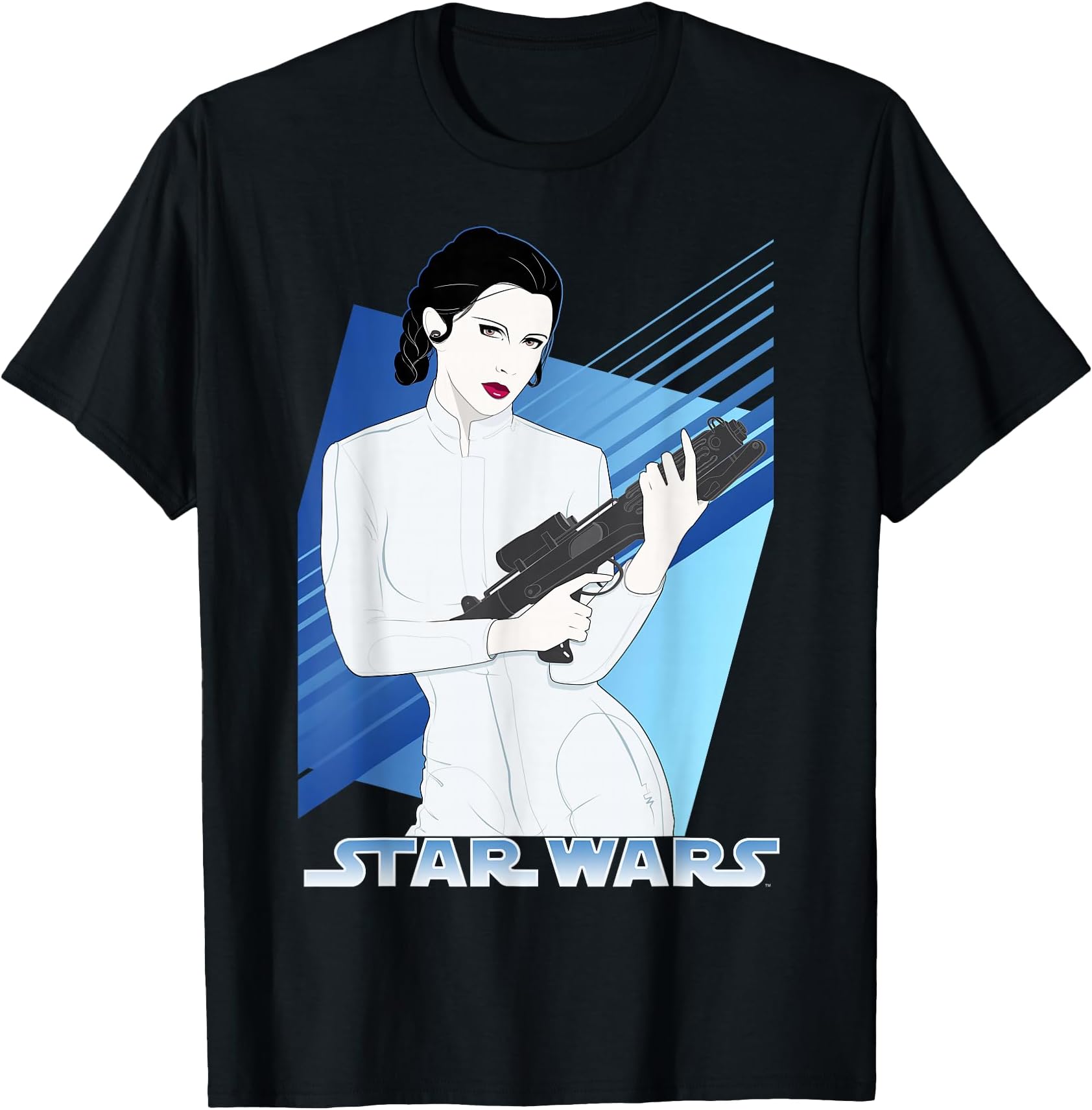 Princess Leia 80's Retro Fashion Ad Art T-Shirt T-Shirt