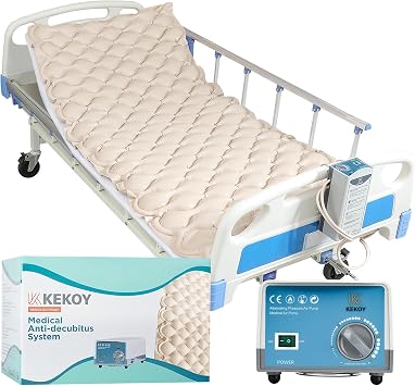 Kekoy Alternating Pressure Mattress Bed Sore Prevention with Improved Pump