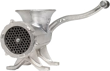 HG-22, #22 Hand Grinder, Silver, Tin-Coated Cast Iron