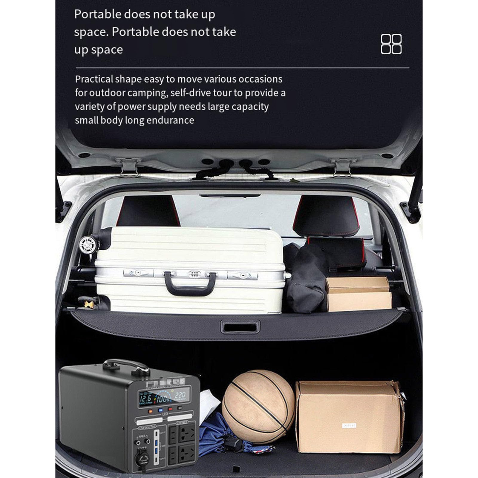 Batterie externe portable 220 V pour extérieur, stockage d'énergie de grande capacité (120 000 mAh/150 000 mAh), idéale pour le camping, la conduite en voiture, les pannes de batterie et les situati