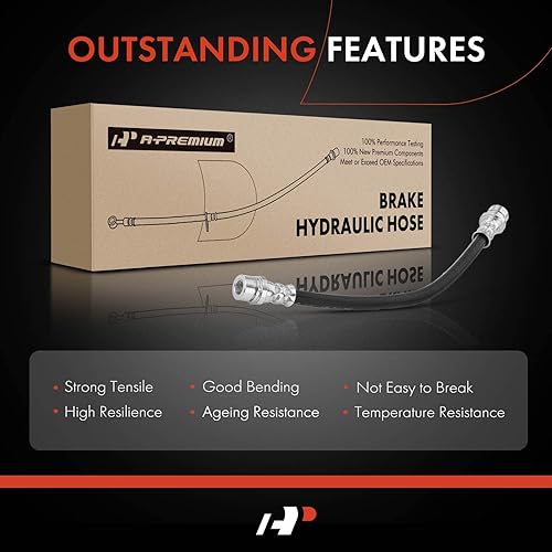 Miniatura 6 de A-Premium Manguera hidráulica de freno trasero para conductor y pasajero compatible con los modelos Ford, Mazda y Mercury - Escape 2001-2007,