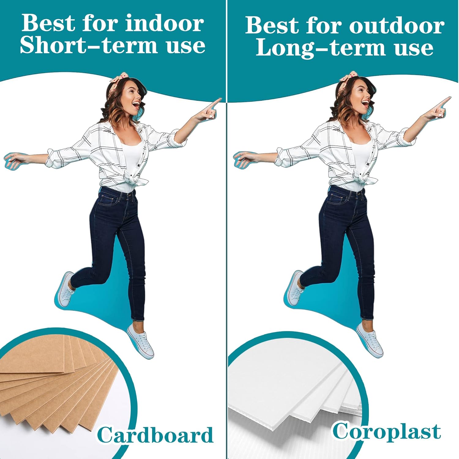 TEXTURE OF DREAMS Personalized Photo Life-Size Cardboard Cutout, Upload Your Own, Custom Picture Cutouts with Cardboard, Personalized Birthday Party Supplies, 1 Count (6ft)