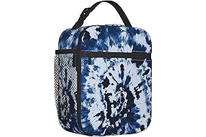 Reusable Blue Tie Dye Lunch bag