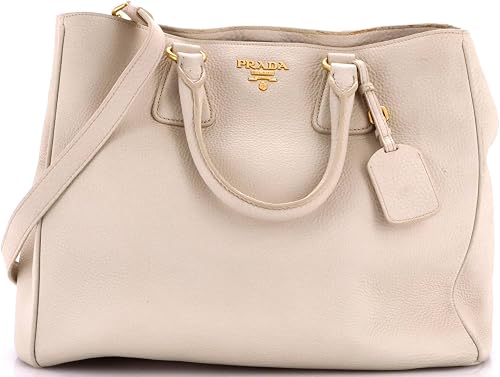 Pre-Loved Convertible Shopper Tote Large, White