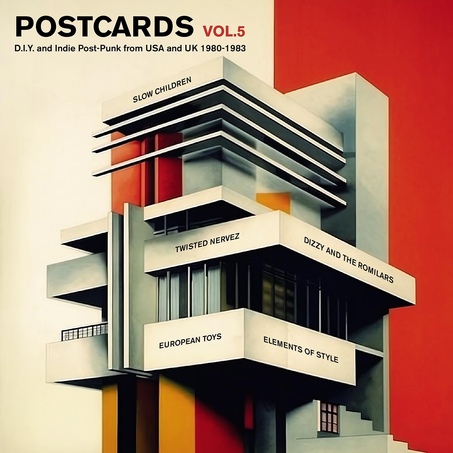 VARIOUS - Postcards Vol 5: DIY & Indie Post Punk From USA & UK 1980-1983 - LP
