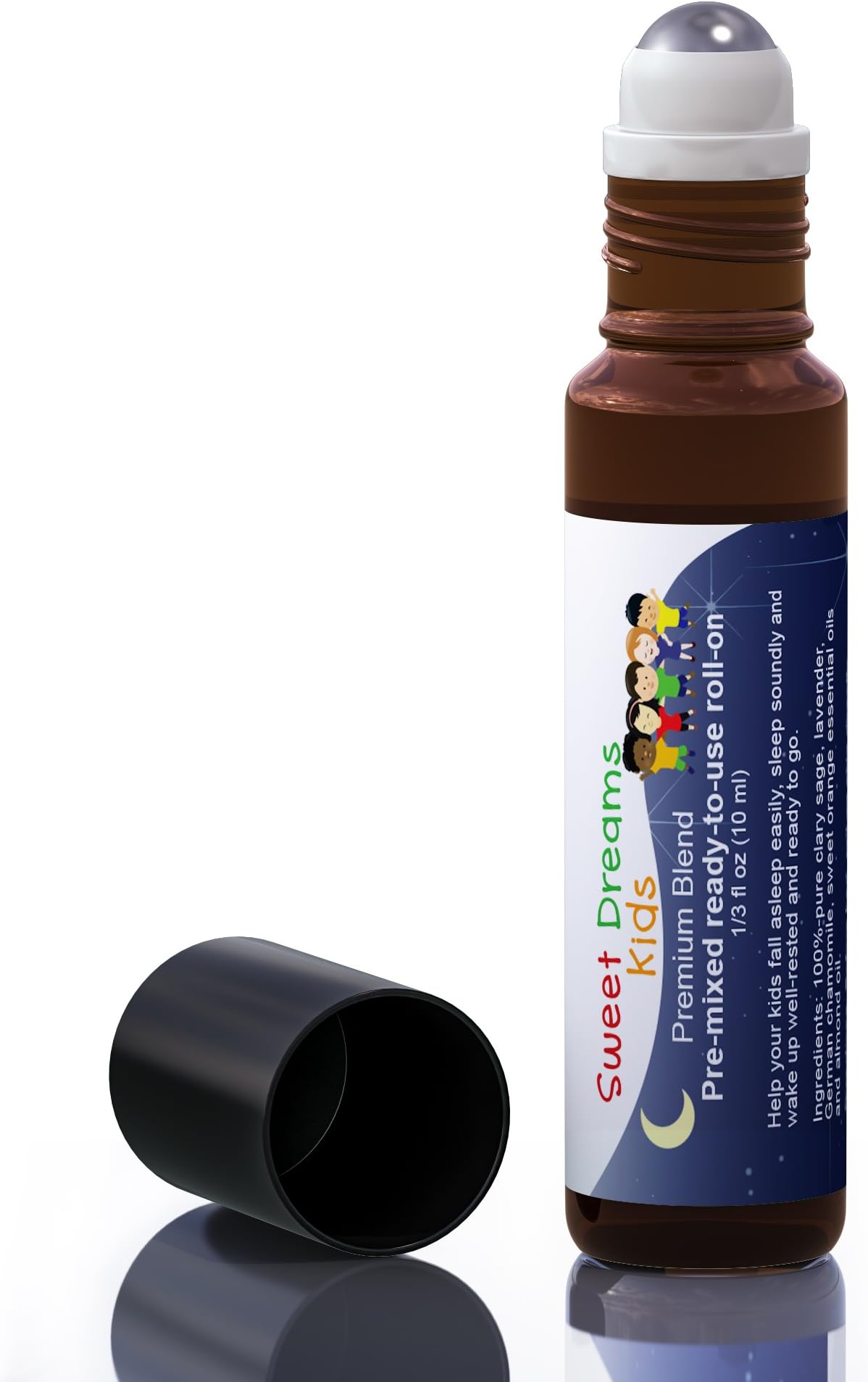 AROMATASweet Dreams Kids. Help Kids Unwind, Fall Asleep Easily and Sleep Better. Premixed, Kid-Ready Essential Oil Sleep aid. 100% Natural & Safe for Kids. Parent Tested, Kid Approved