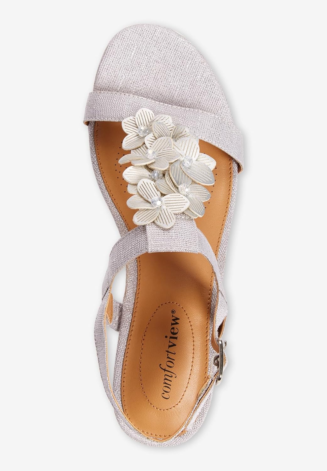 Comfortview Women's Wide Width The Carina Slingback