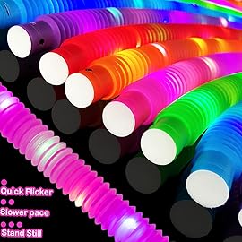 New Years Eve Glow Sticks Party Favors for Kids 12 PCS - Glow in Dark Party Supplies for Toddlers, Light Up Necklace Bracelet Accessories, Neon Decoration for Christmas NYE 2026 Birthday Camp Care