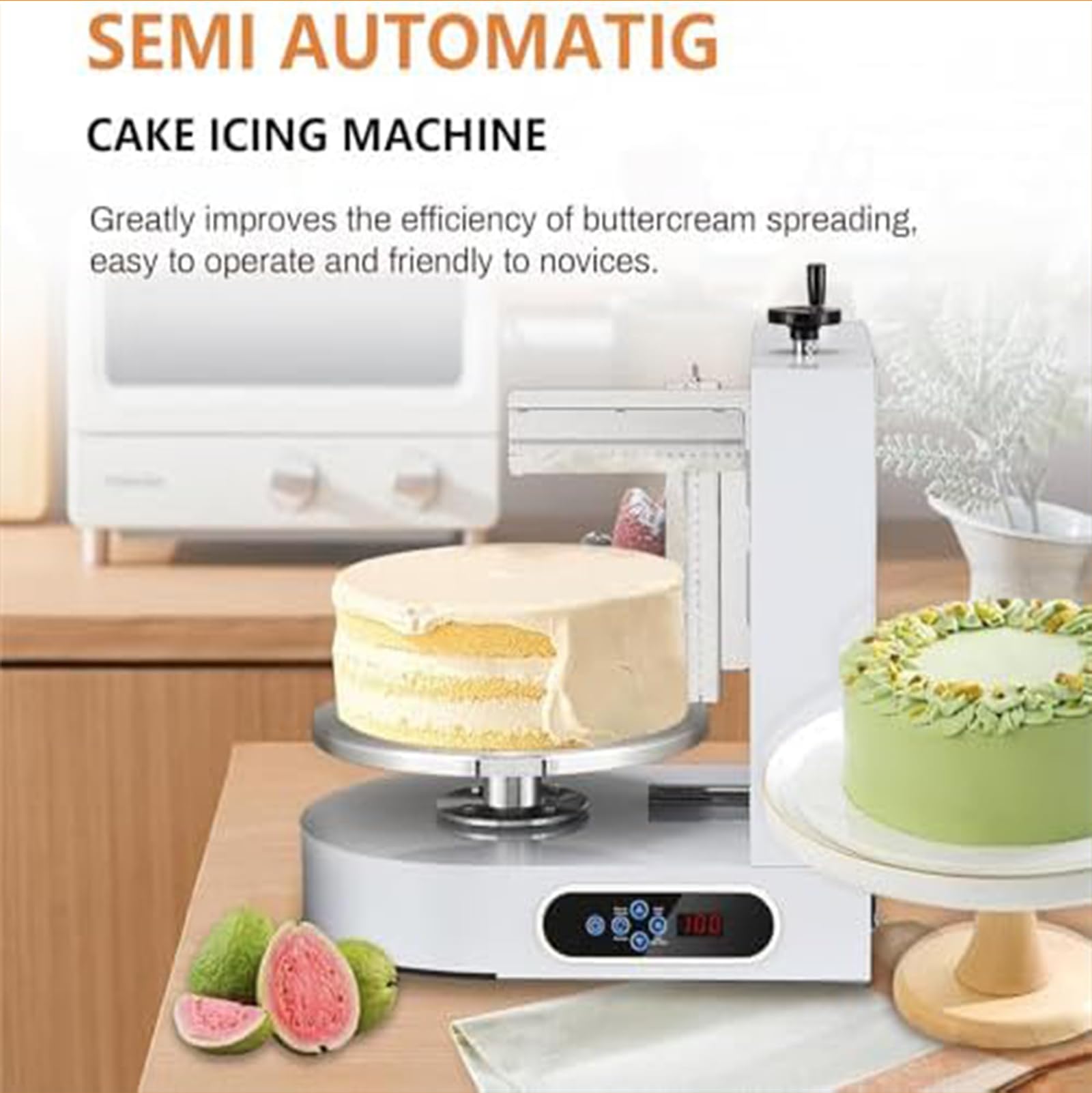 Máquina Automática Formación Hielo para Tartas Cumpleaños