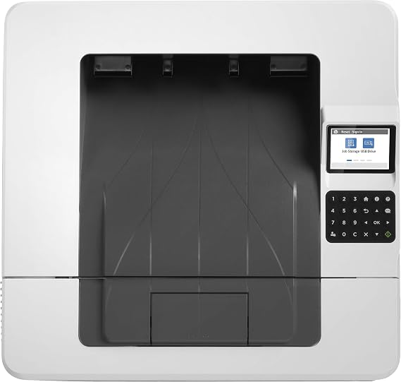 HP LaserJet Enterprise M406dn Colour Laser Printer (Printer, LAN, Duplex, 350-Sheet Paper Tray) White