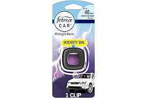 Febreeze Car Air Freshener Vent Clip Provides a Refreshing Scent of Midnight Storm
