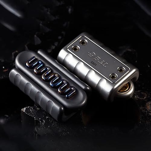 Miniatura 6 de Fidget Slider Hot Dog 2.0 Haptic Coin liberación única Stress Fidget Spinner EDC Gear para diversión, acero inoxidable