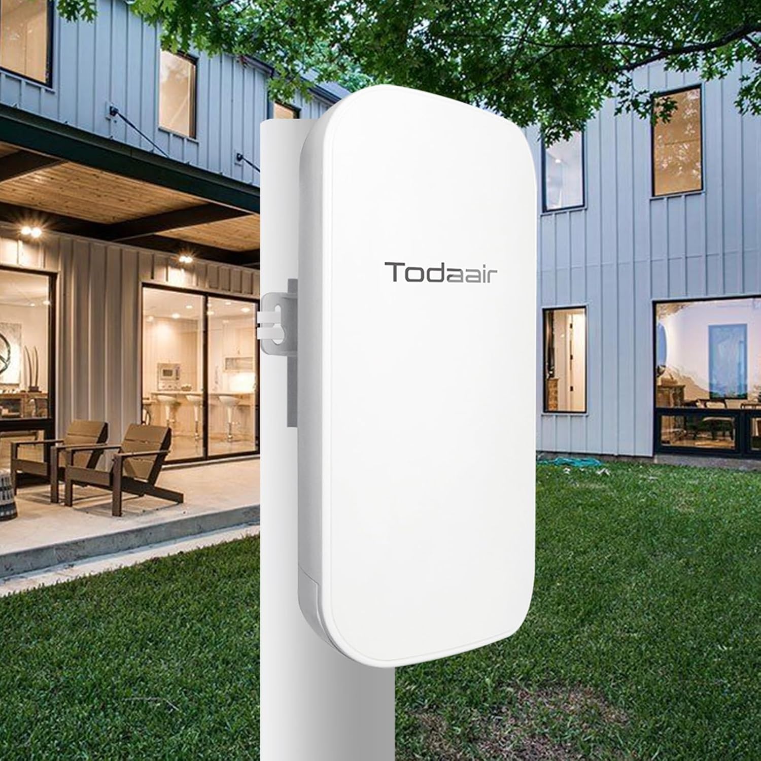 Outdoor WiFi Extender，WiFi Booster | AI Watchdog | Repeater&AP Mode｜IP65 Weatherproof | Up to 1200Mbps Dual Band WiFi Repeater