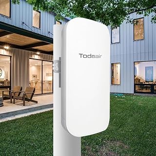 Outdoor WiFi Extender，WiFi Booster | AI Watchdog | Repeater&AP Mode｜IP65 Weatherproof | Up to 1200Mbps Dual Band WiFi Repeater