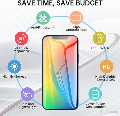 Miniatura 5 de Reemplazo de pantalla para iPhone 12 Pro Max (Modelo A2342 A2410 A2411 A2412) 6.7 "Conjunto completo de montaje con sensor de altavoz de oído 3D