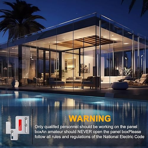 Miniatura 7 de Kit de enclavamiento de generador compatible con paneles Eaton Cutler Hammer Serie BR de 150 y 200 amperios, espacio de 1 1/4-1 7/16 pulgadas entre