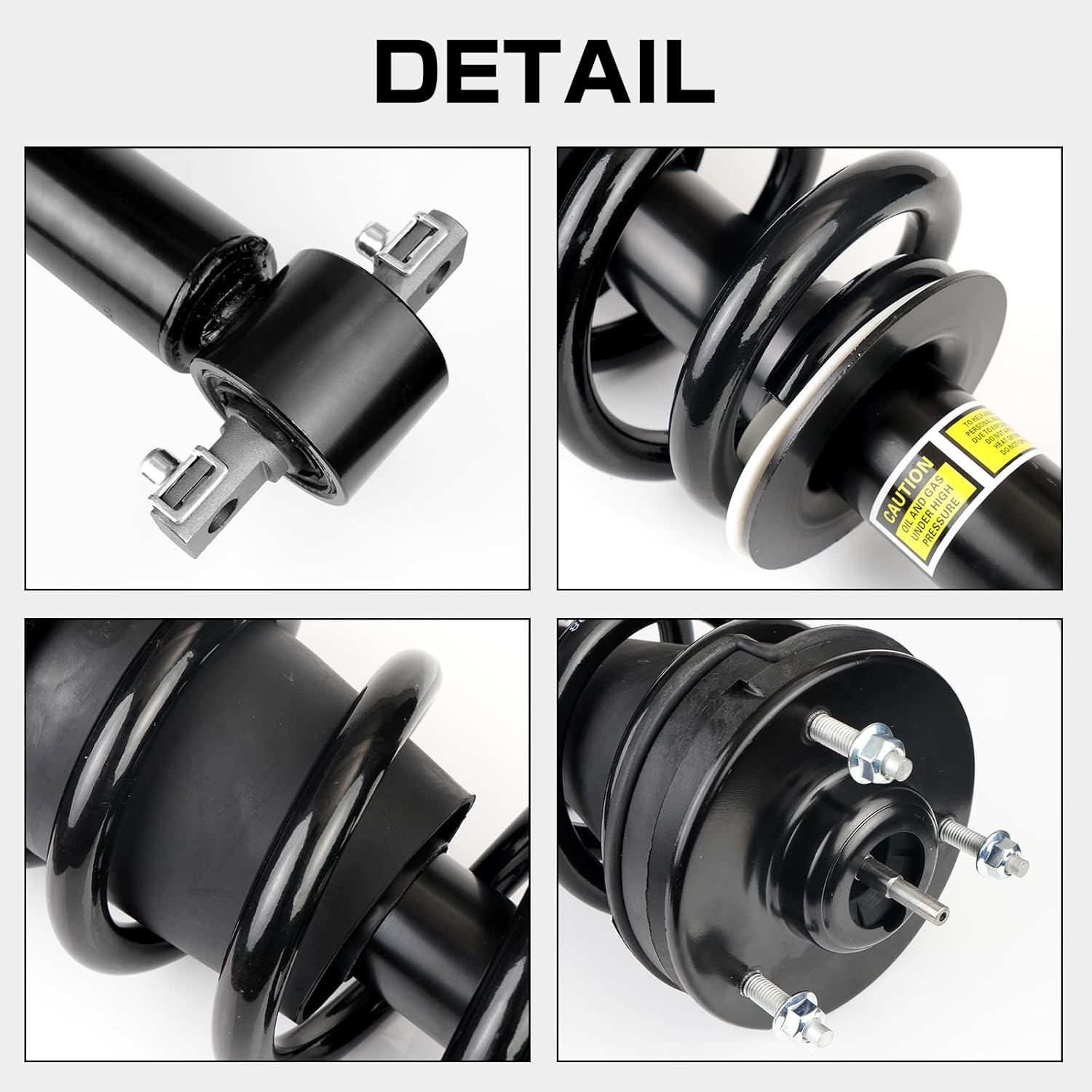 Pair Front Struts Shock Absorber Electric Assembly Assy Magnetic Compatible with Cadillac Escalade Chevy Suburban Tahoe GMC Yukon XL Sierra 1500 2007-2014 Replace For 580-435