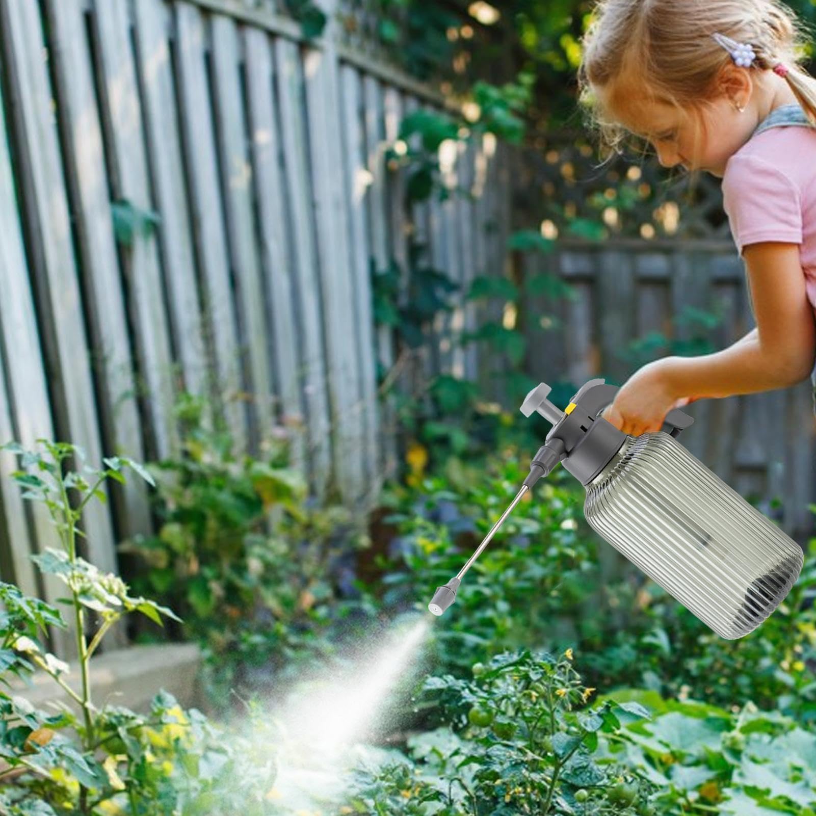 Gießkanne für den Außenbereich 2 Modi Bewässerung Sprinkler Zerstäuber | 2 Liter Pflanzen Gießkanne Für den Rasen, für den , für die Terrasse, für den Hinterhof, für Dekorationen, für das Haus und