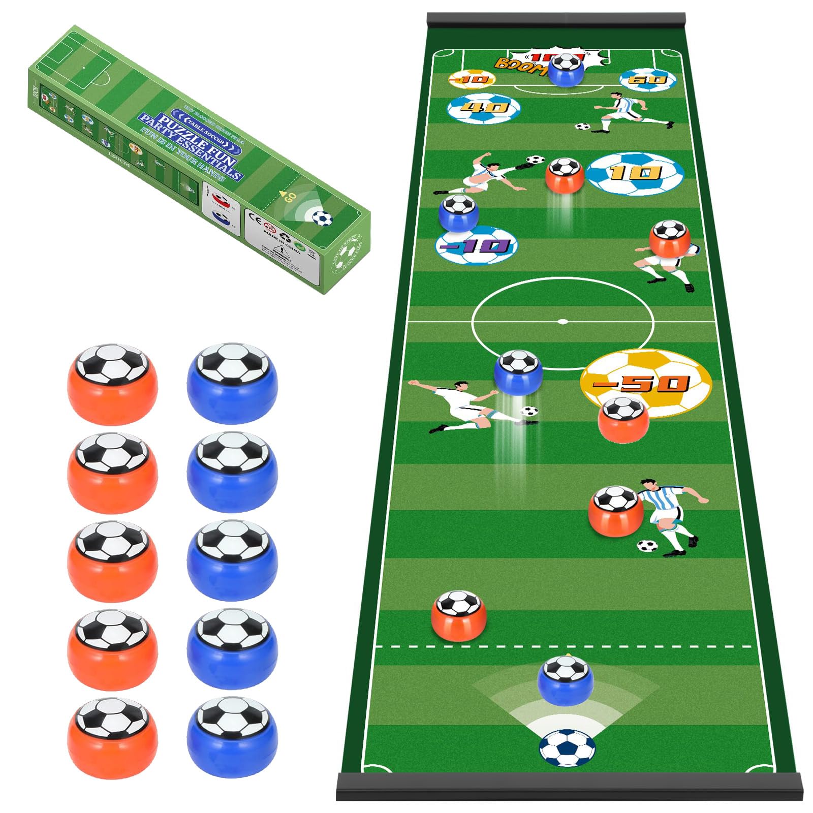 Tabletop Football Game with 10 Football Sliders, 2 Player Game
