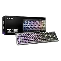 EVGA Tastiera da gioco Z12 RGB, LED retroilluminato RGB