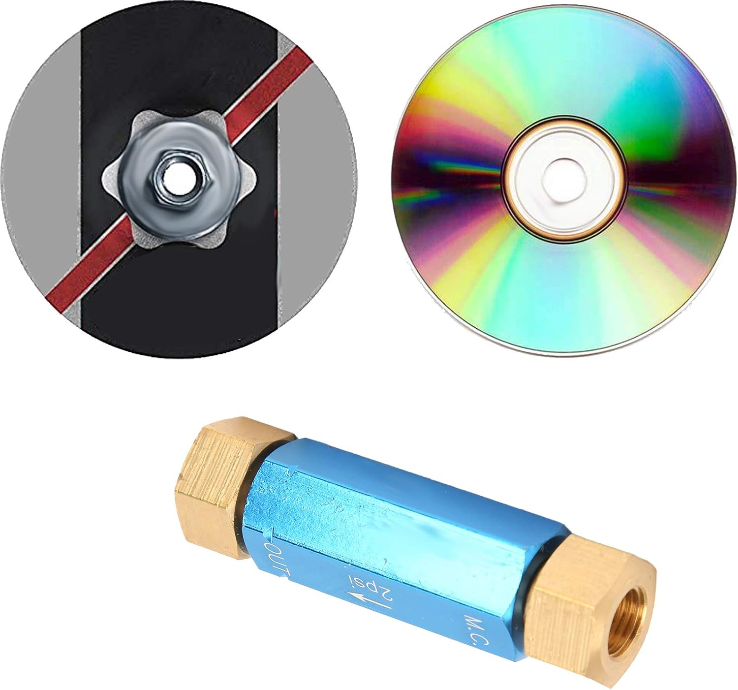 2lb Valve Brake Proportioning Valve 260‑3278 Aluminum Alloy Brake Pressure Check Valve for Disc 3/8‑24in