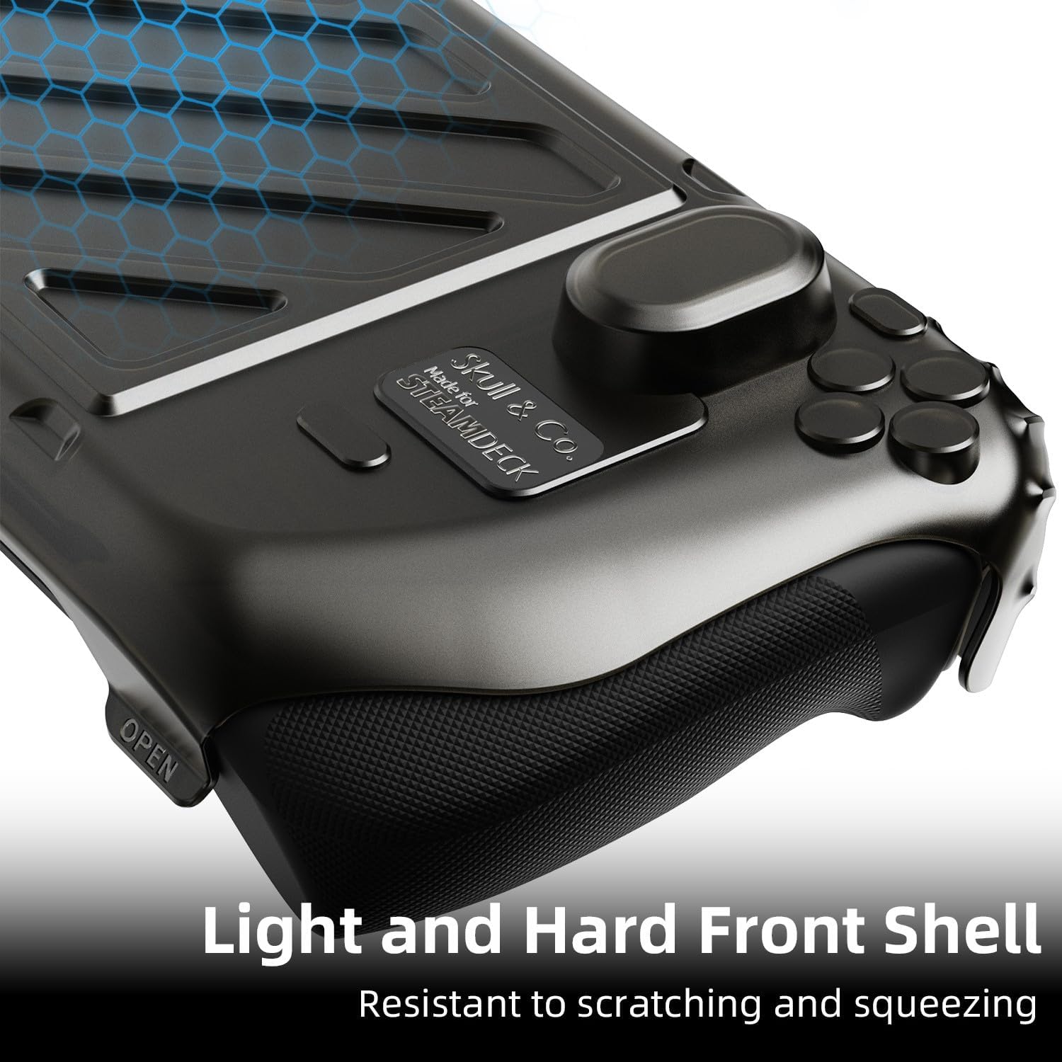 Skull & Co. Stand Grip Case Front Cover Bundle for Steam Deck/OLED