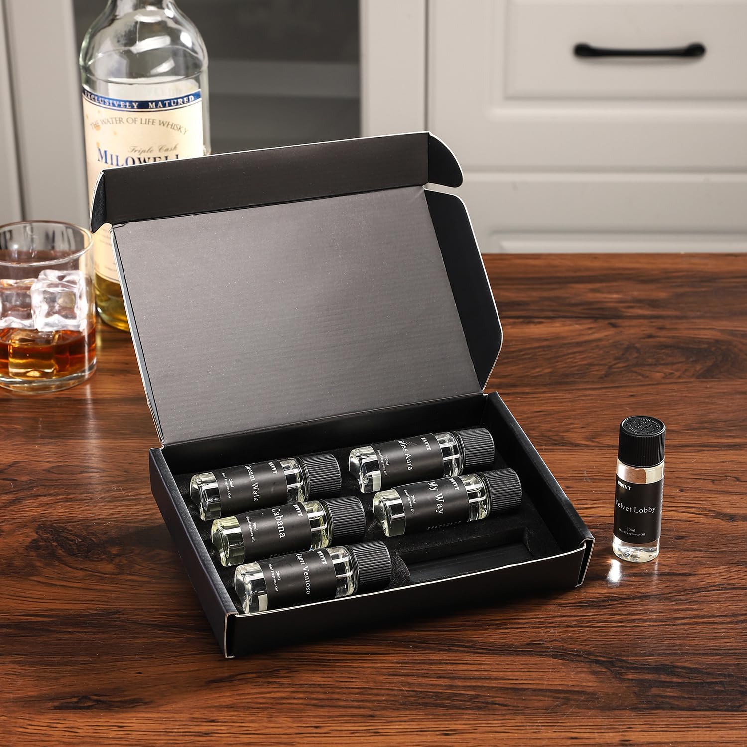 Hotel Diffuser Oil Fragrance Oil Set (6 x 20ml) – Luxury Aroma Oils for Diffuser, Inspired by Iconic 5-Star Hotels – Premium Scented Oil Gift Set for Home & Office