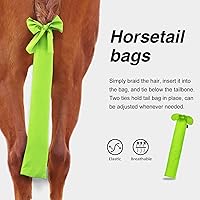 Vista 49 de Harrison Howard Protector de cola elástico, protección transpirable de cola de caballo, diseño deslizante, correas de cierre de 2 hebras, 22 marino