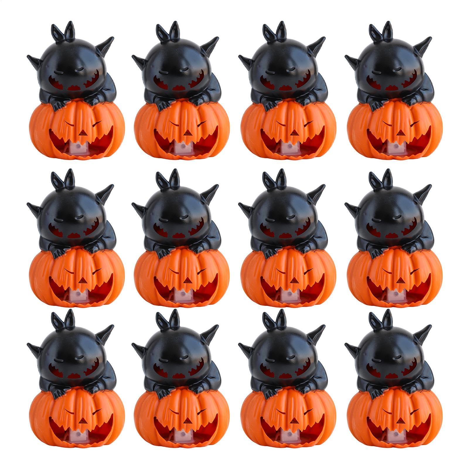 Velas de té de Halloween parpadeantes para decorar cenar en casa 8
