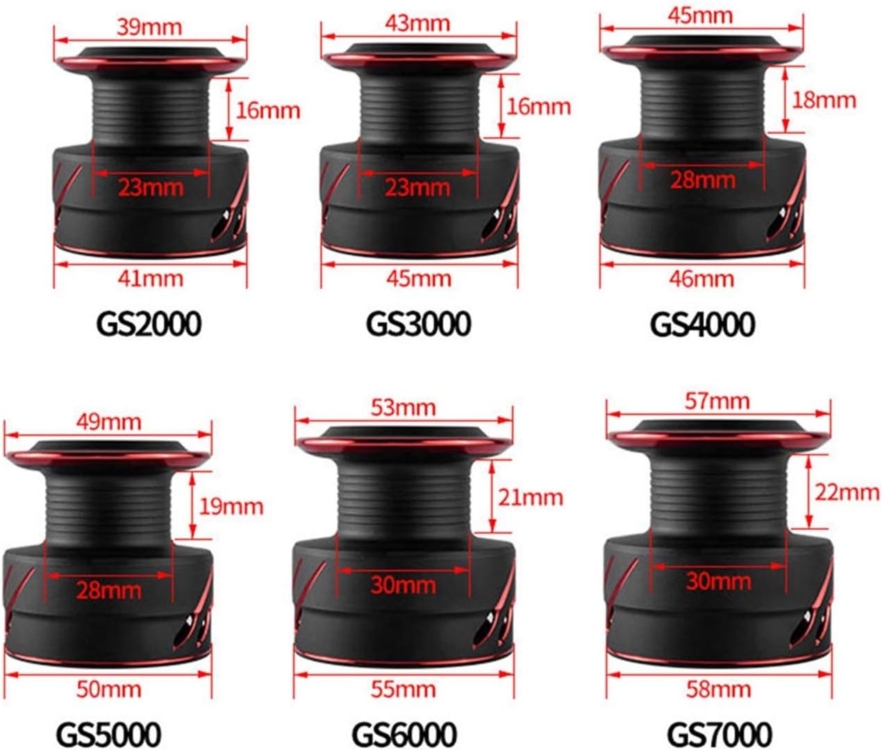 Fishing Reels Fishing Reel Full Metal Spool Spinning Reel 5.0:1 Max Drag 10Kg Power Smooth Sea Carp Fishing Reel Black for Inshore Boat Rock Freshwater Saltwater