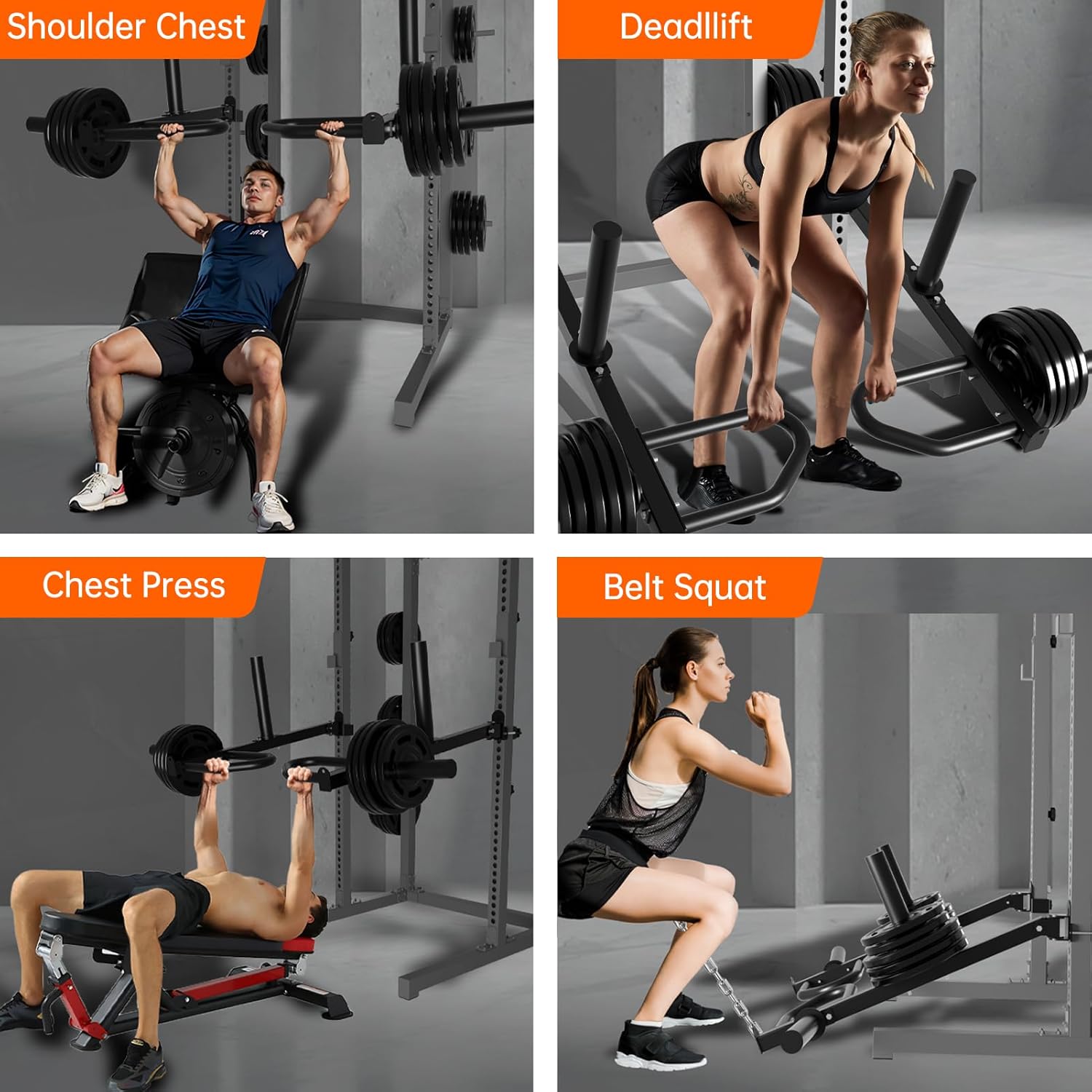vivazen heavy-duty adjustable jammer arms – 650lb capacity per arm, fits 2"x2" power racks?versatile lever arm attachment for gym, belt squats, pushes, deadlifts, curls and more