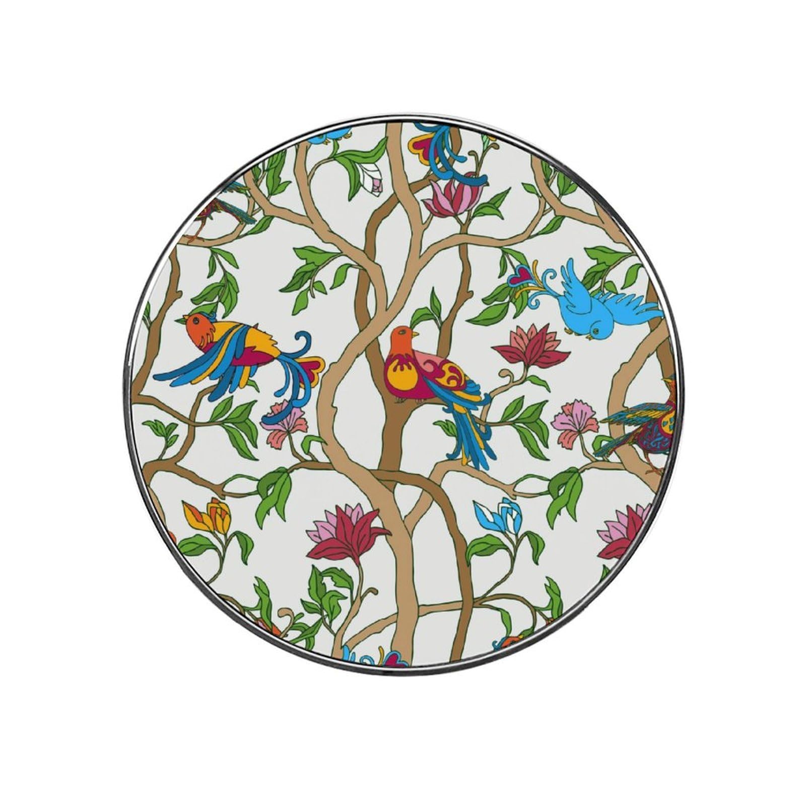 Bird And Tree Alloy Fridge Magnet For Office Cabinet Refrigerator Whiteboard Photo
